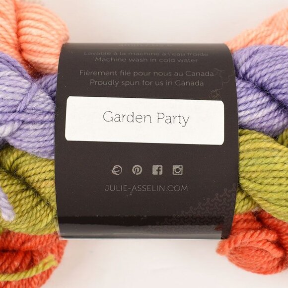 Julie Asselin Leizu DK Mini Skein Yarn Bundle Merino Silk Blend Garden Party - Picture 4 of 4